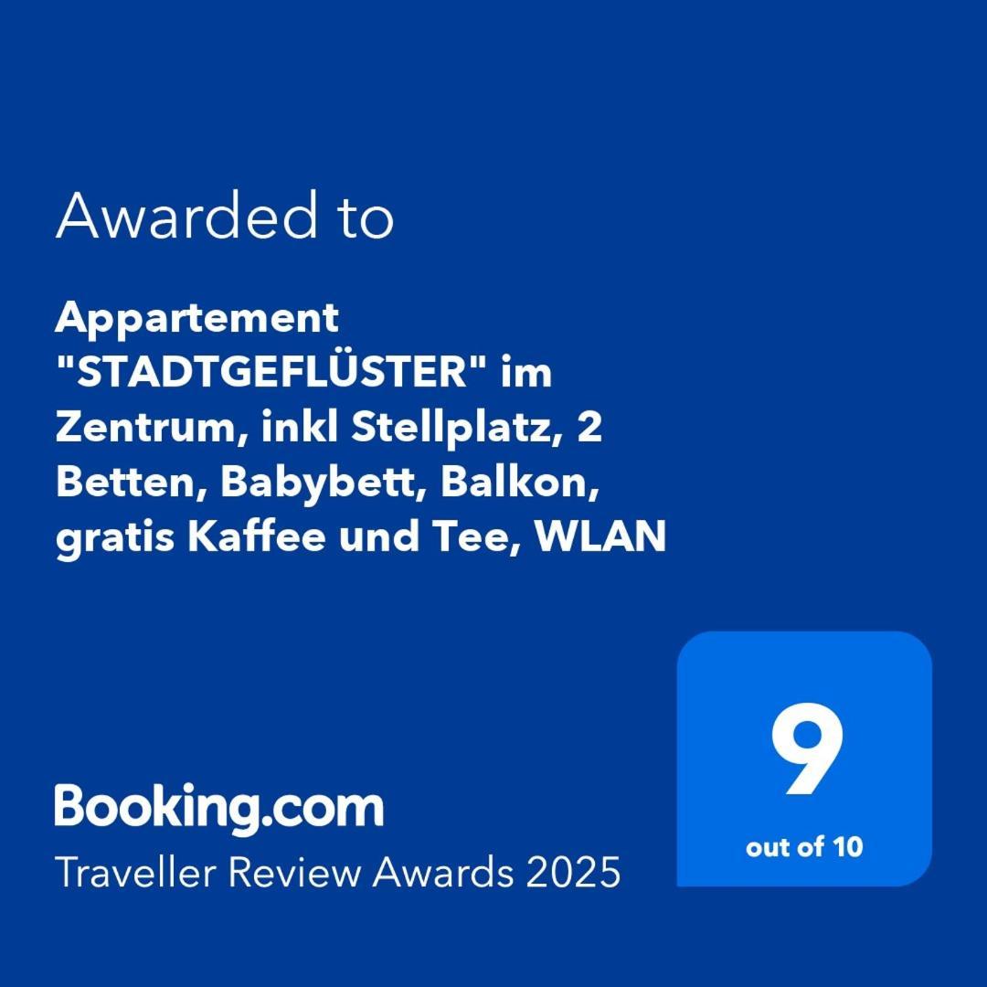Appartement "Stadtgefluester" Im Zentrum, Inkl Stellplatz, 2 Betten, Babybett, Balkon, Gratis Kaffee Und Tee, Wlan Budziszyn Zewnętrze zdjęcie